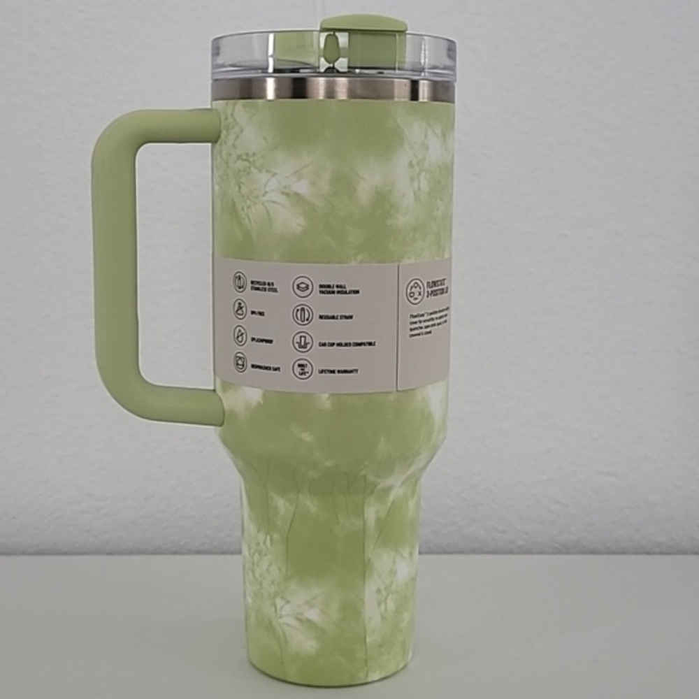 NWT Citron Tie Dye Stanley 40oz Flowstate Tumbler - Picture 3 of 5